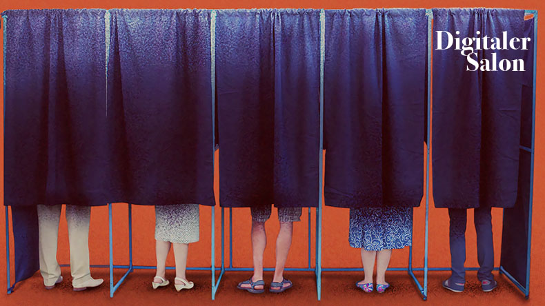 Digitaler Salon: Swipe for President
