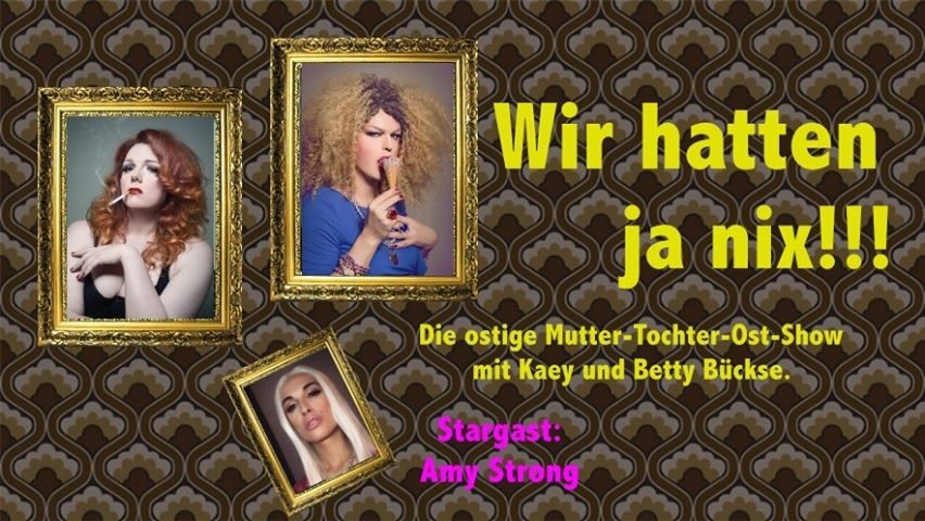 Wir hatten ja nix!!!