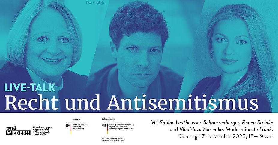 Live-Talk zu Recht & Antisemitismus