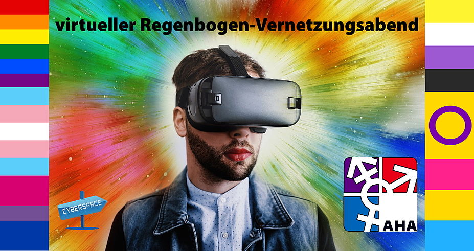Virtueller Regenbogen-Vernetzungsabend