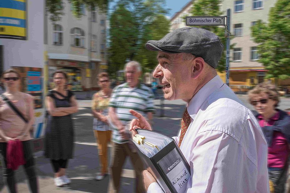 Führung Neukölln Hasenheide mit Reinhold Steinle