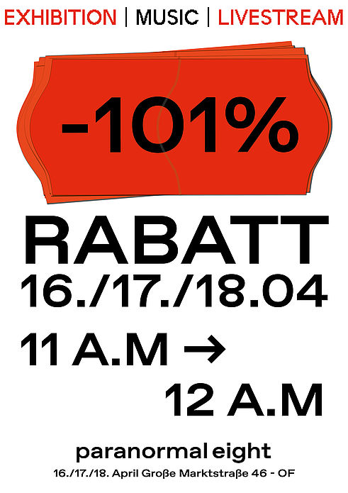 101% Rabatt Live Stream