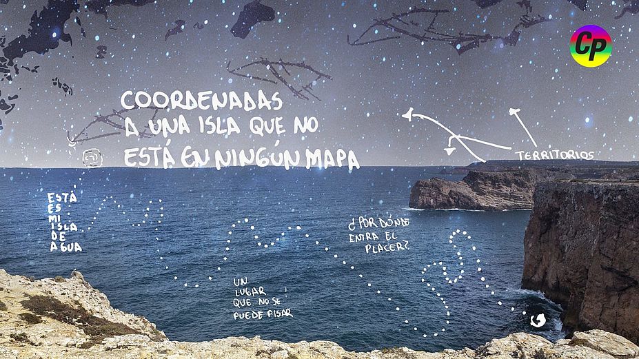 Coordinates to an island in no map