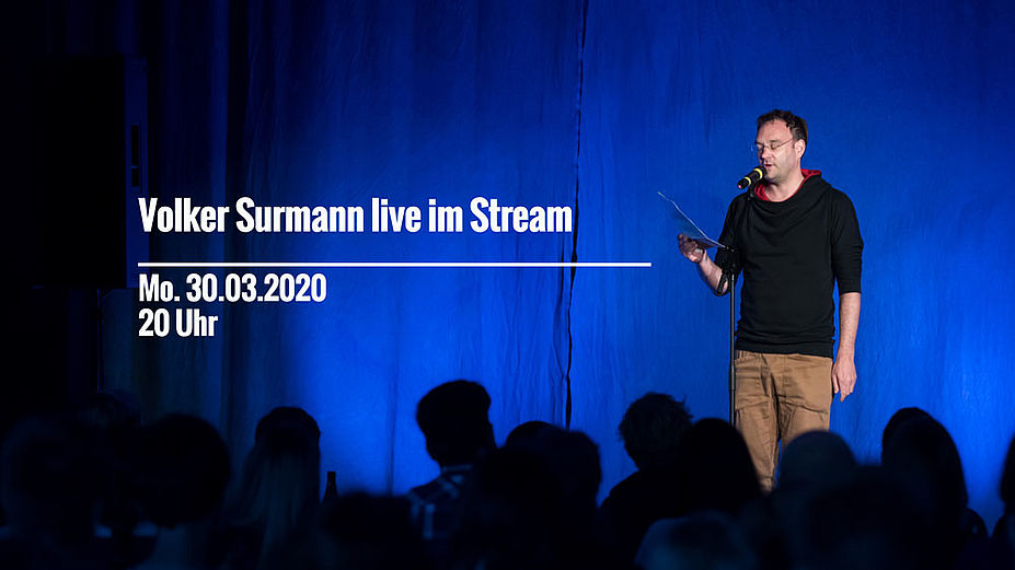 Volker Surmann live im Stream