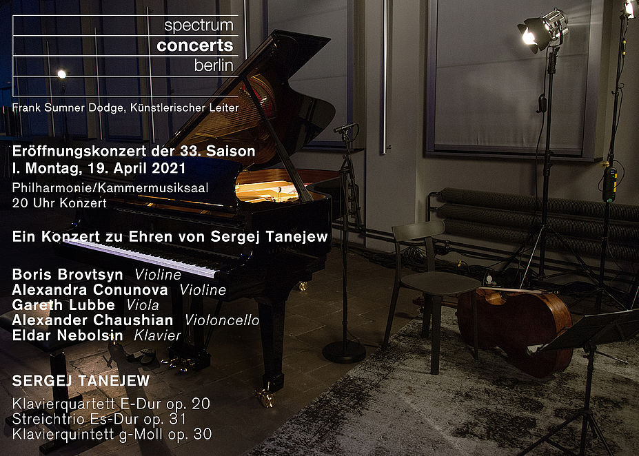 Eröffnungskonzert der 33. Saison SPECTRUM CONCERTS BERLIN