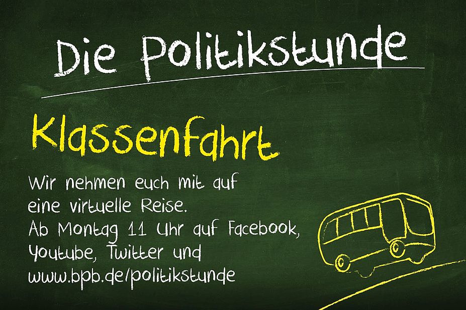 Die bpb:Politikstunde - auf Klassenfahrt!