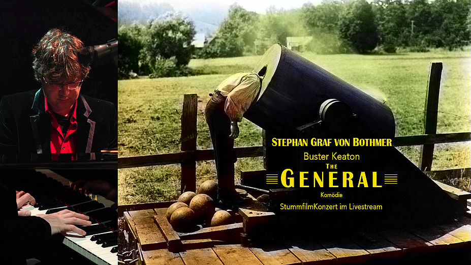 STEPHAN GRAF VON BOTHMER Buster Keaton THE GENERAL in concer